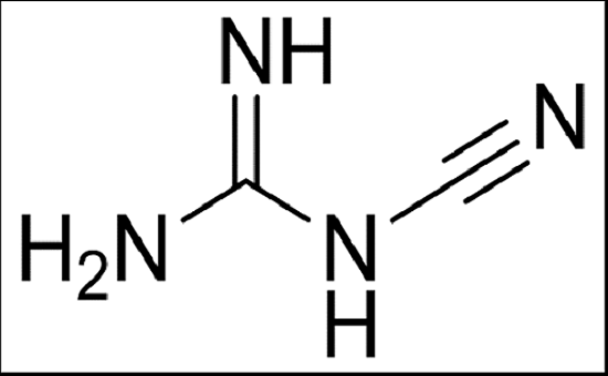 Dimeyandiamide epoxy hardner